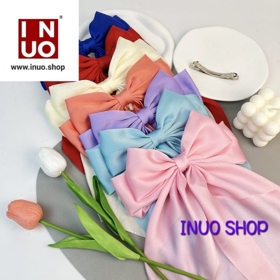 Moño de moda para primavera,Moño para cabello con clip a presión